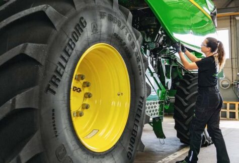 Concessionárias John Deere passam a distribuir pneus Trelleborg Tires