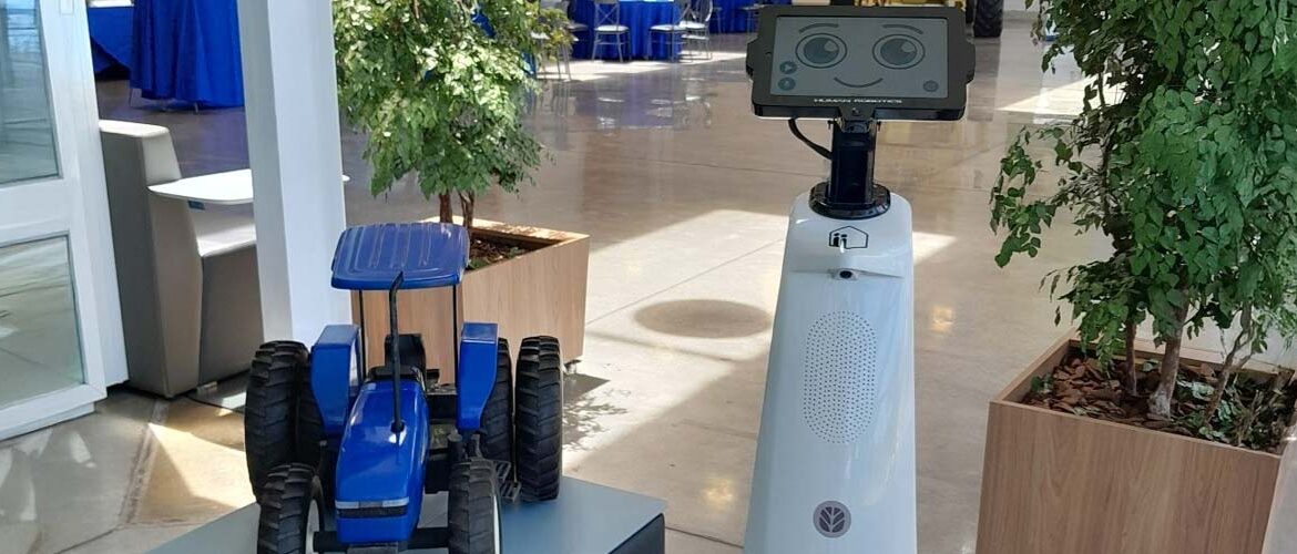 Robô auxilia operadores de máquinas agrícolas sem uso de internet